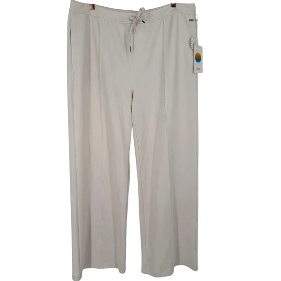 NWT Vuori Women's Compose Wideleg Pant Marshmallow‎ Size XL Activewear Lounge